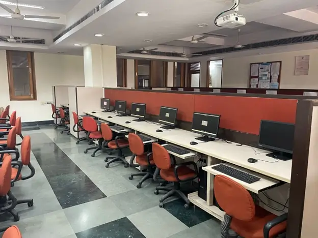 Students performing experiments in the JBS laboratory